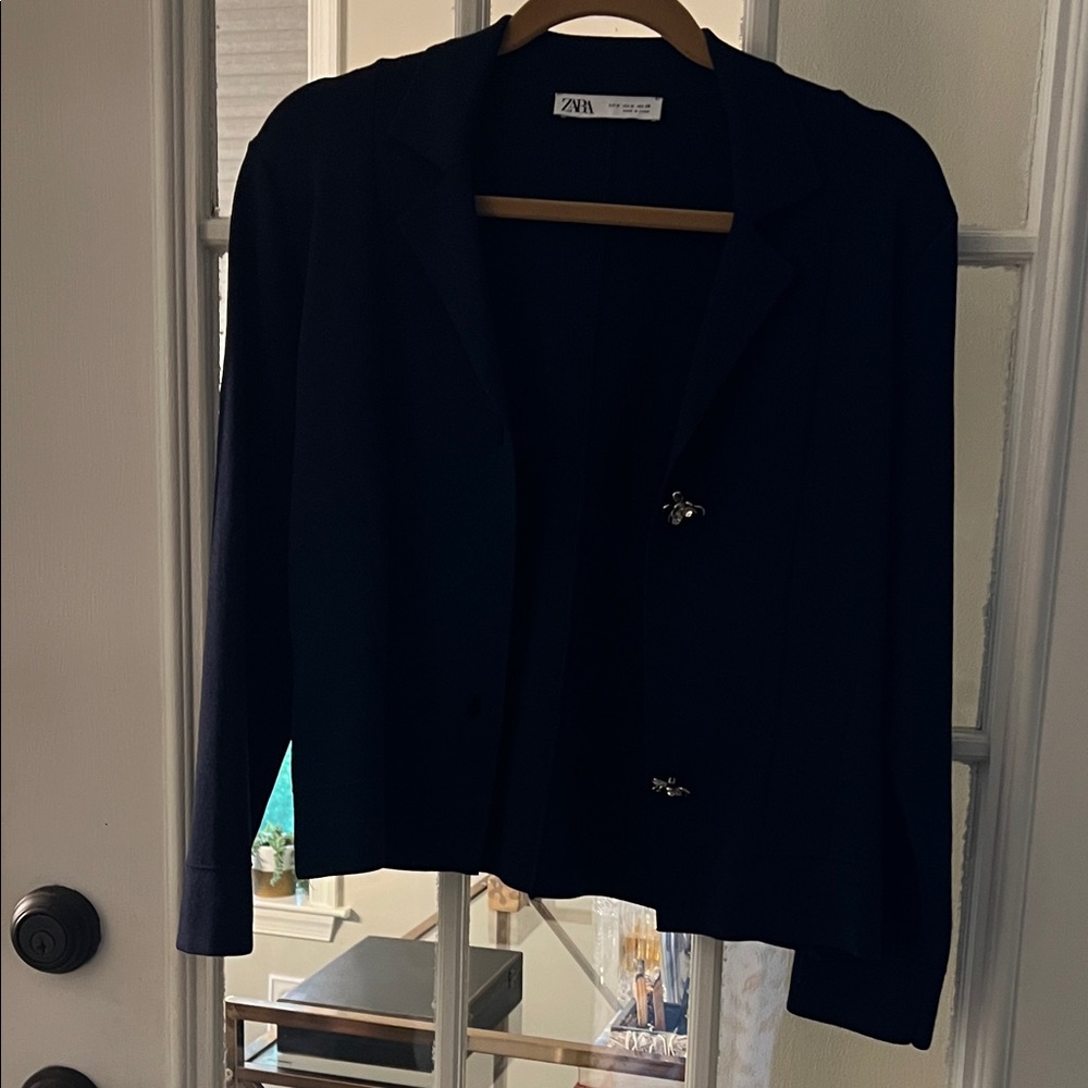 Zara Women's Navy Blazer